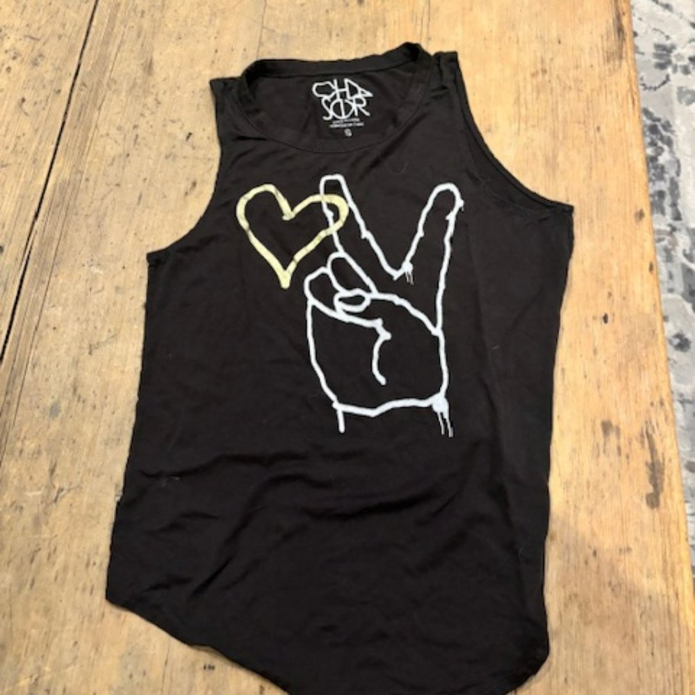 Chaser Peace & Love Tank Top